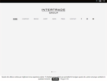 Tablet Screenshot of intertradeurope.com